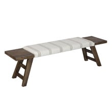 Reston Mango Wood Ottoman Bench